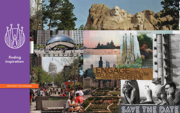 creative inspiration, playing tourist, architect on demand, advice without strings