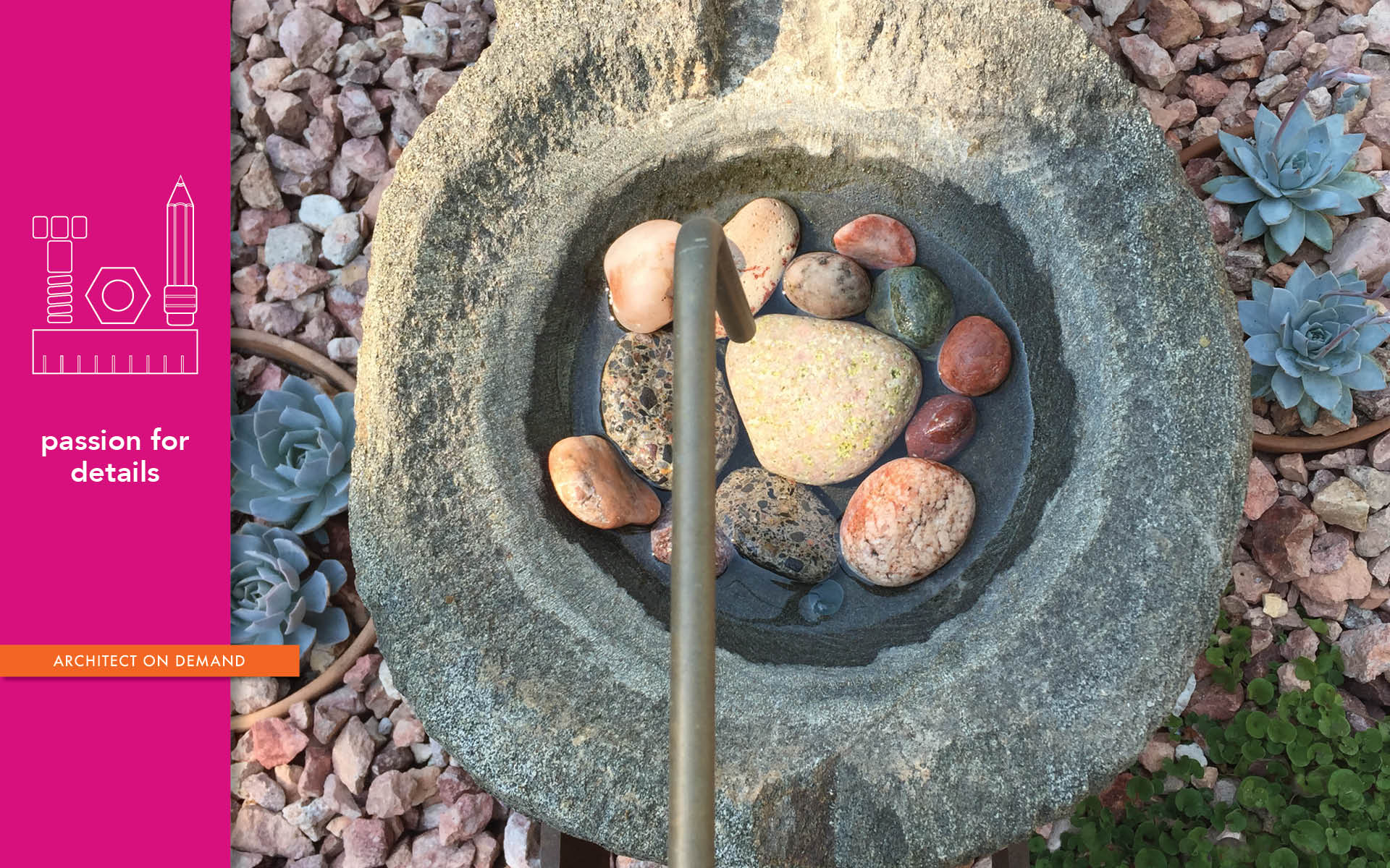 garden, hardscape, color, texture, architect on demand, advice without strings