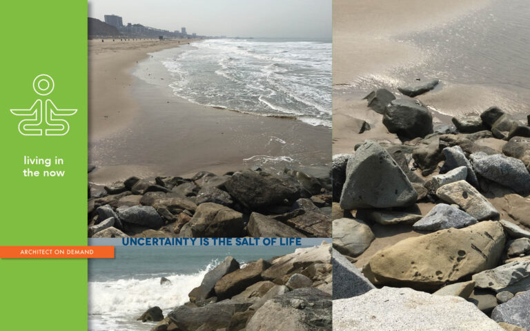 sentimental collectibles, beach pebbles, architect on demand, advice without strings