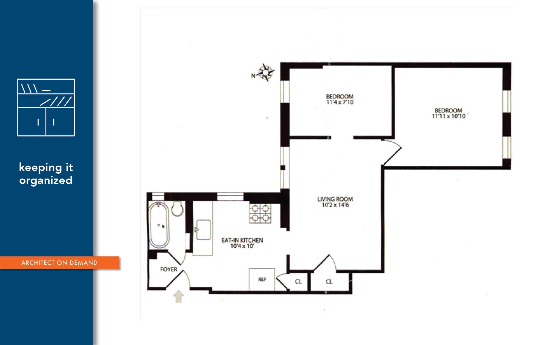 space planning, foyer, architect on demand, advice without strings
