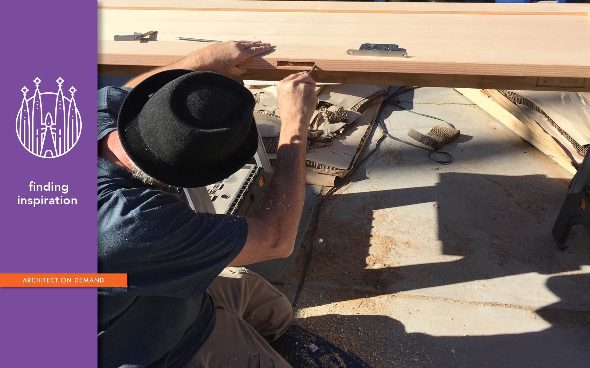 Tommy Hilton, artist, carpenter, architect on demand, advice without strings