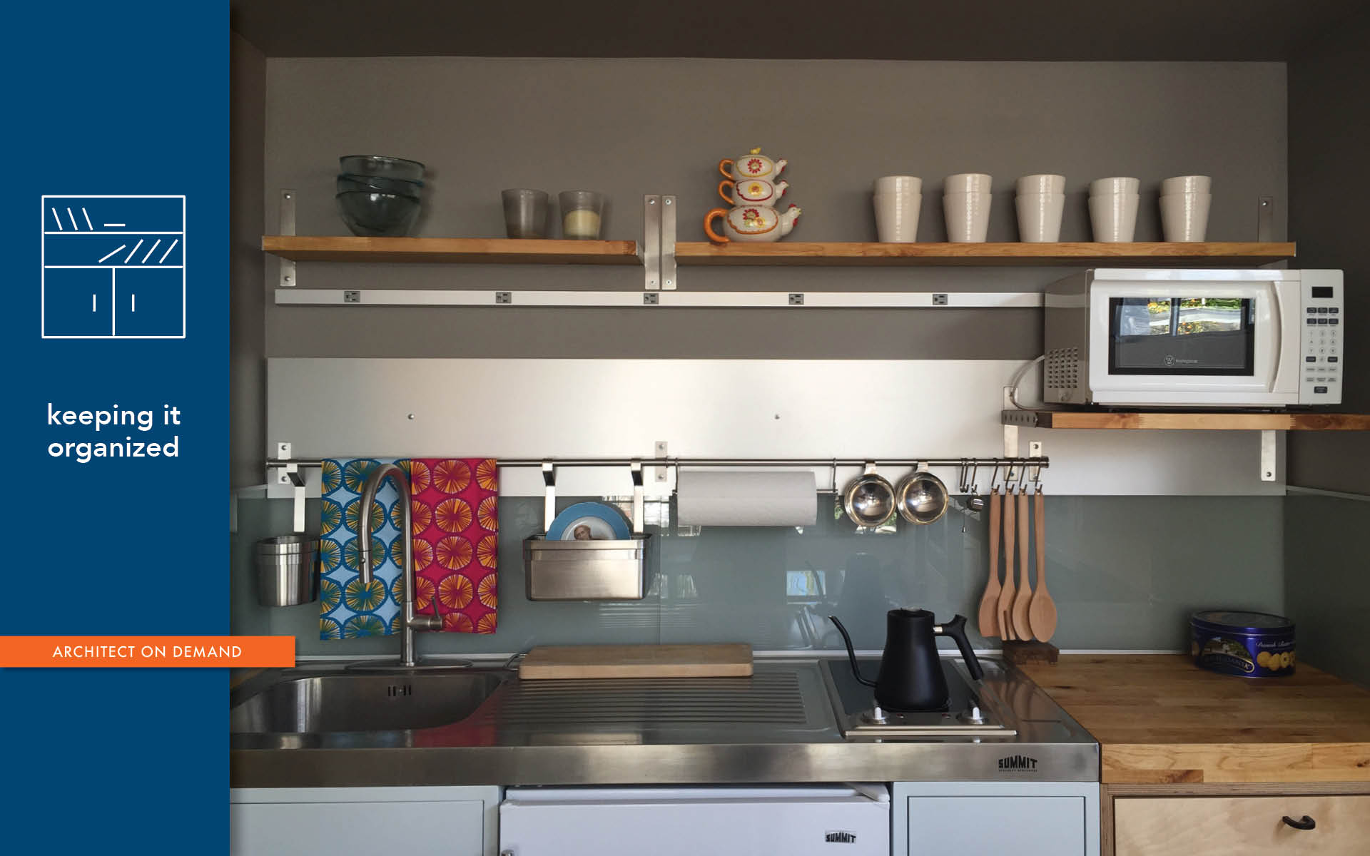 customizing IKEA, wall-mounted organizer, architect on demand, advice without strings