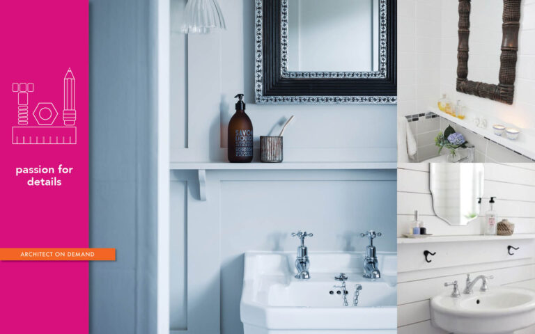 little details, bath, shelf, architect on demand, advice without strings