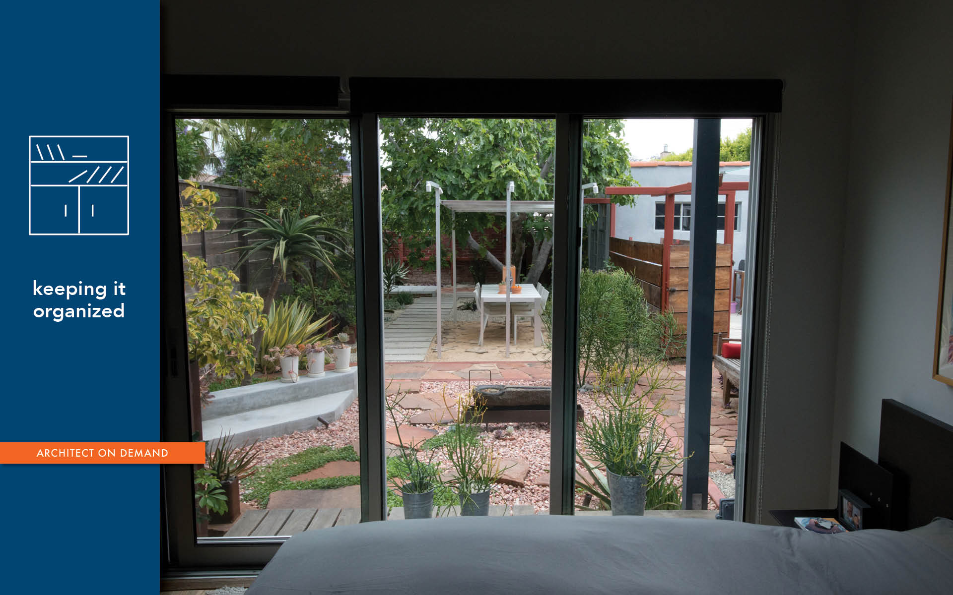 organizing space, synthesizing practical with sublime, architect on demand, advice without strings