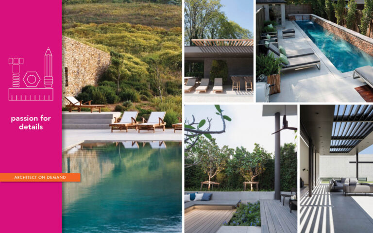 re-imagining, pool deck, terrace, garden, architect-on-demand, advice-without-strings