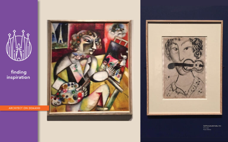 Marc Chagall, architect-on-demand, advice-without-strings