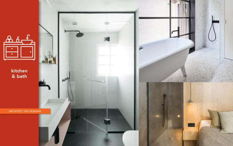 waterproof modular shower system, architect-on-demand, advice-without-strings