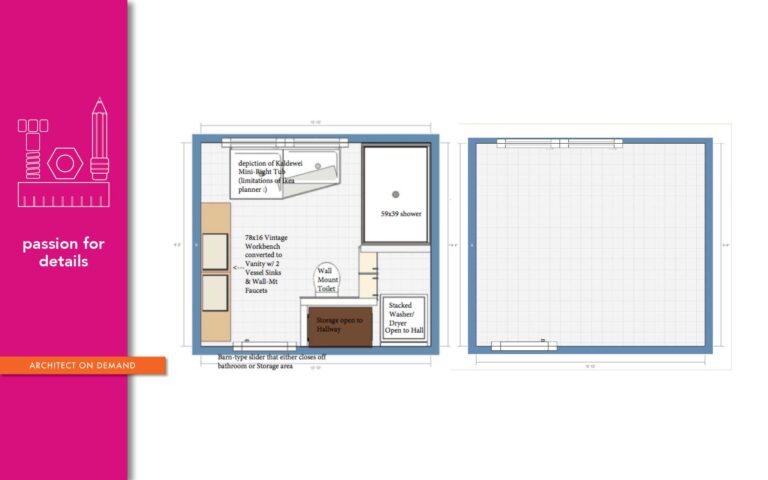 bath/laundry combo, sf, architect-on-demand, advice-without-strings