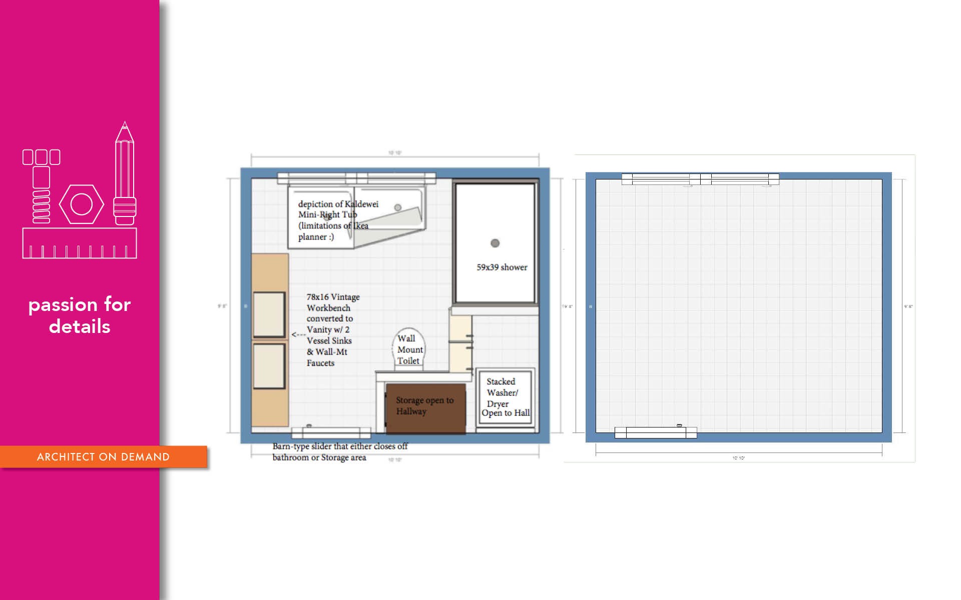bath/laundry combo, sf, architect-on-demand, advice-without-strings